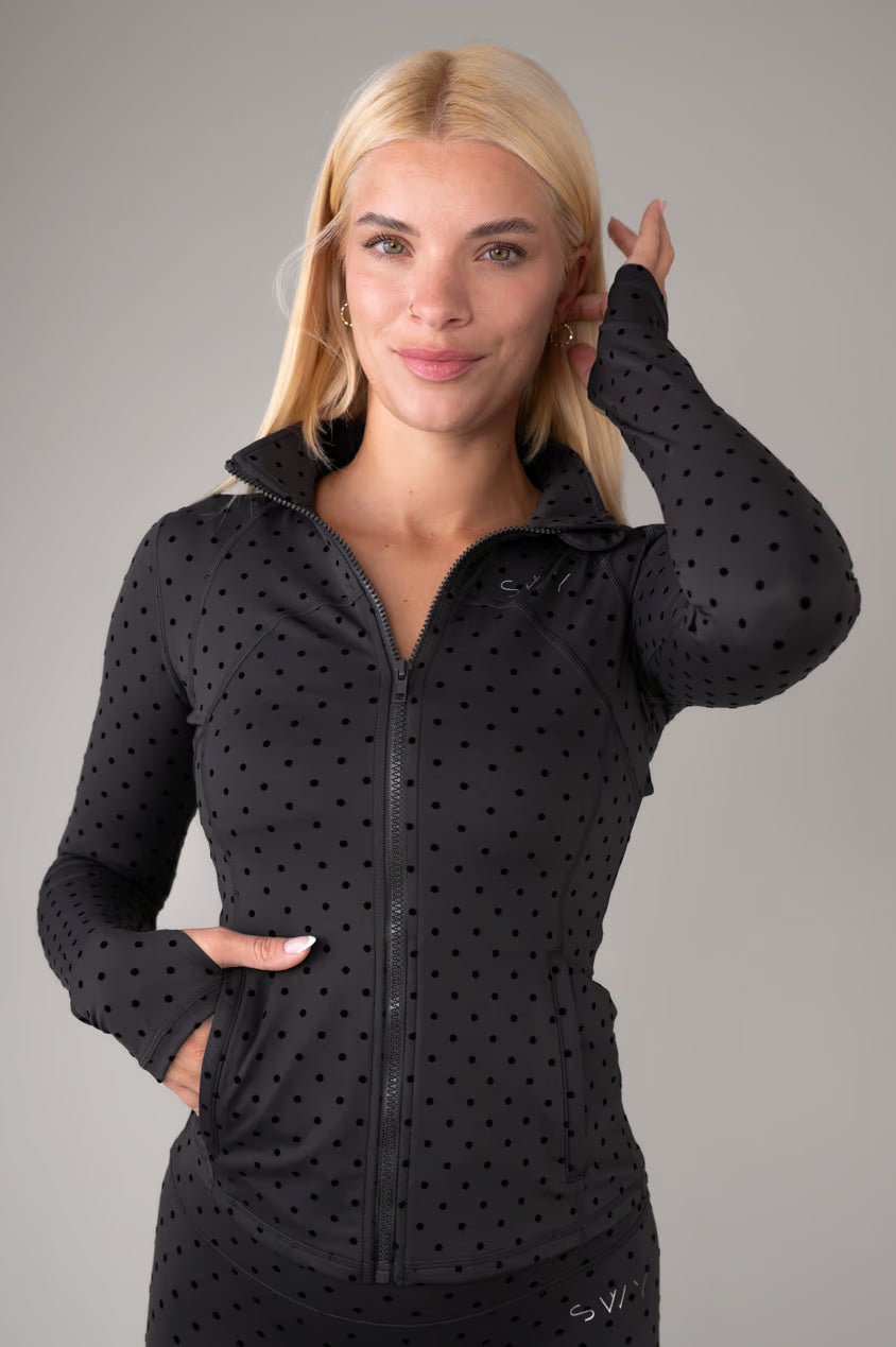 Shirt With Zip Flock Dot