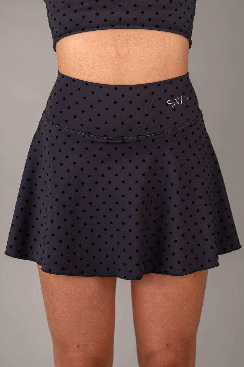 Flock Dot Skirt