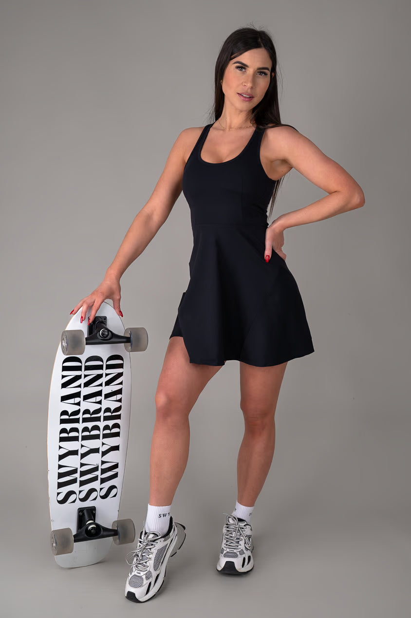 Flowy 2in1 dress combined