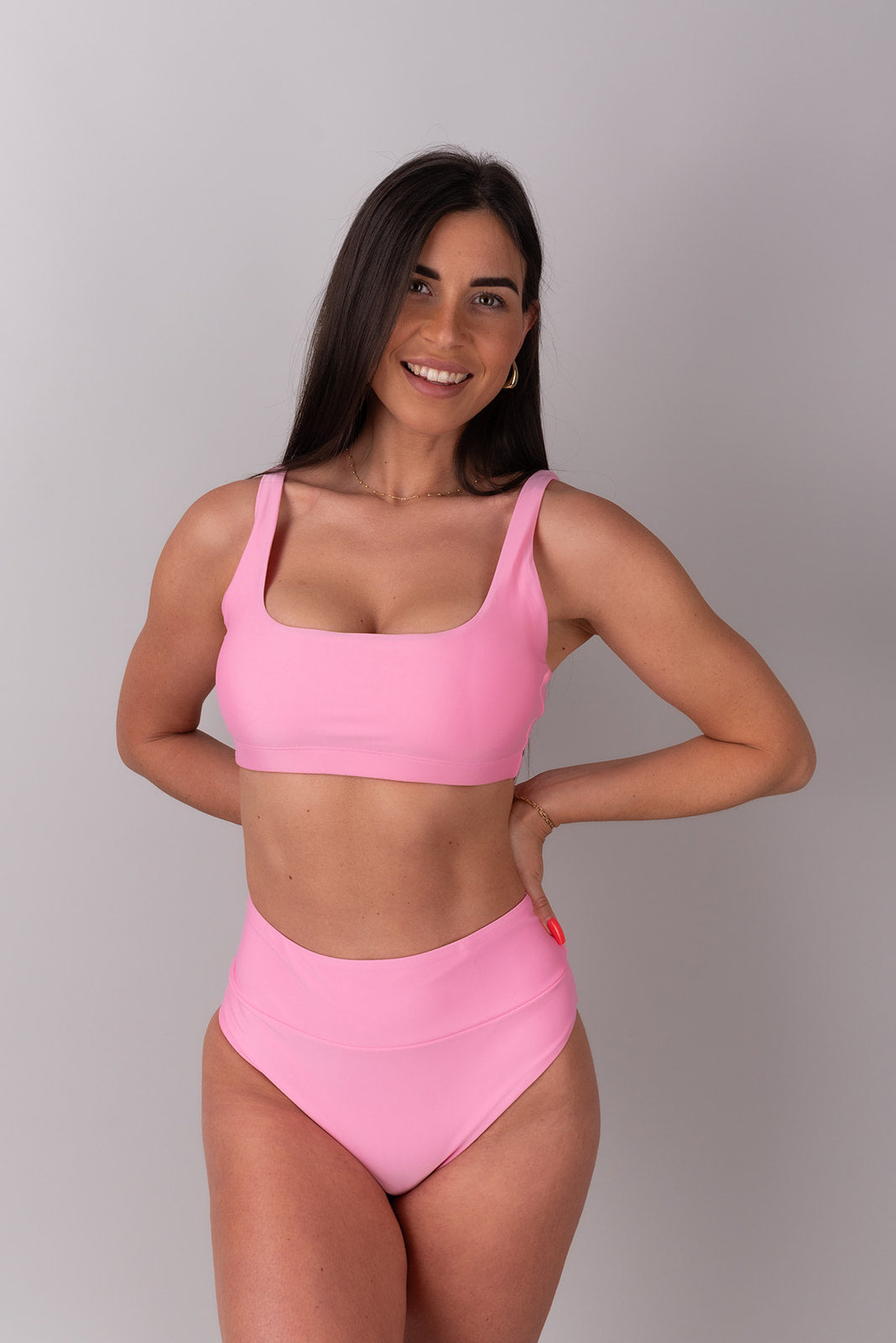 Shell Queen Top Raspberry