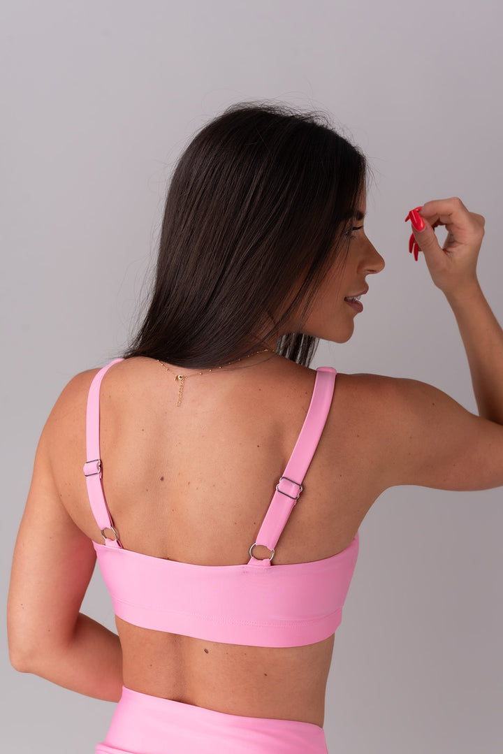 Shell Queen Top Raspberry