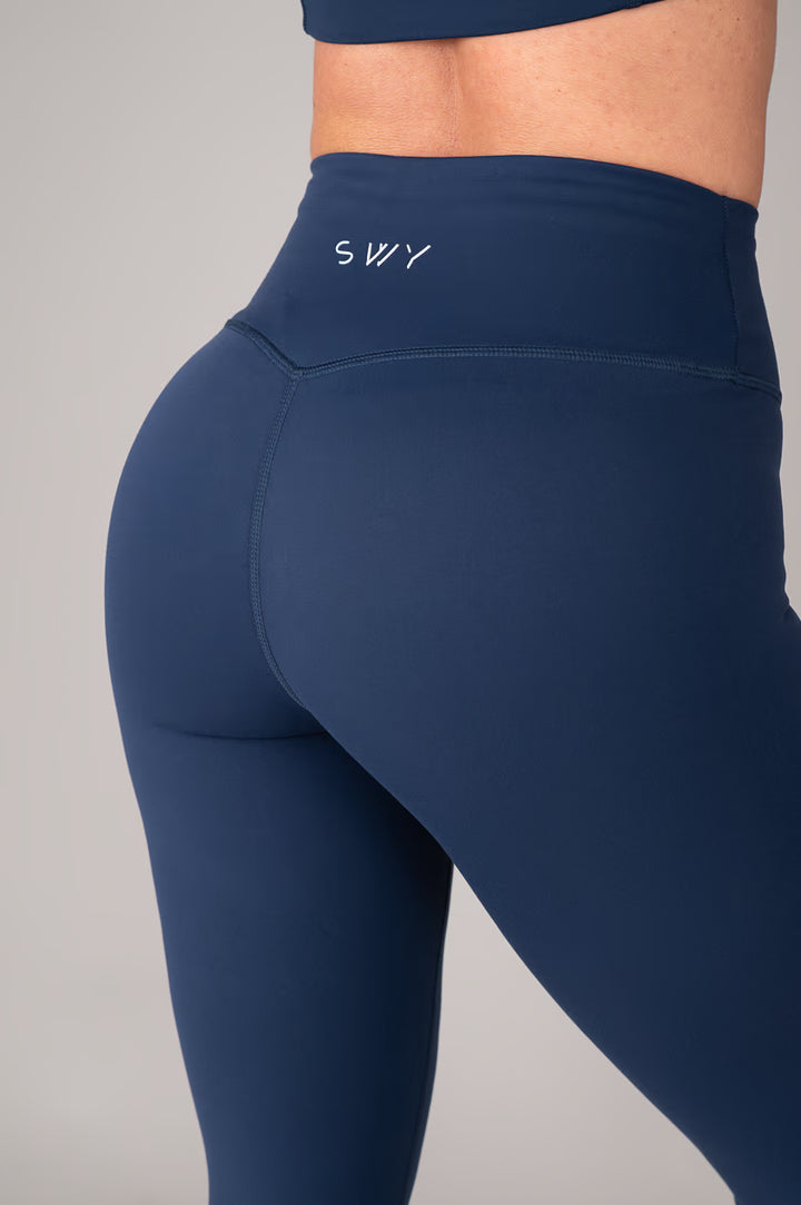 Softlux 3/4 Leggings, navy  back