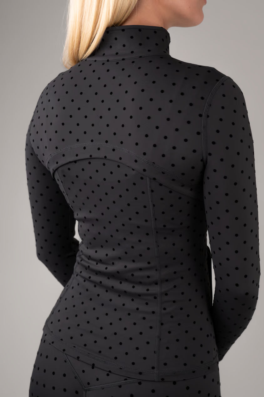 Shirt With Zip Flock Dot