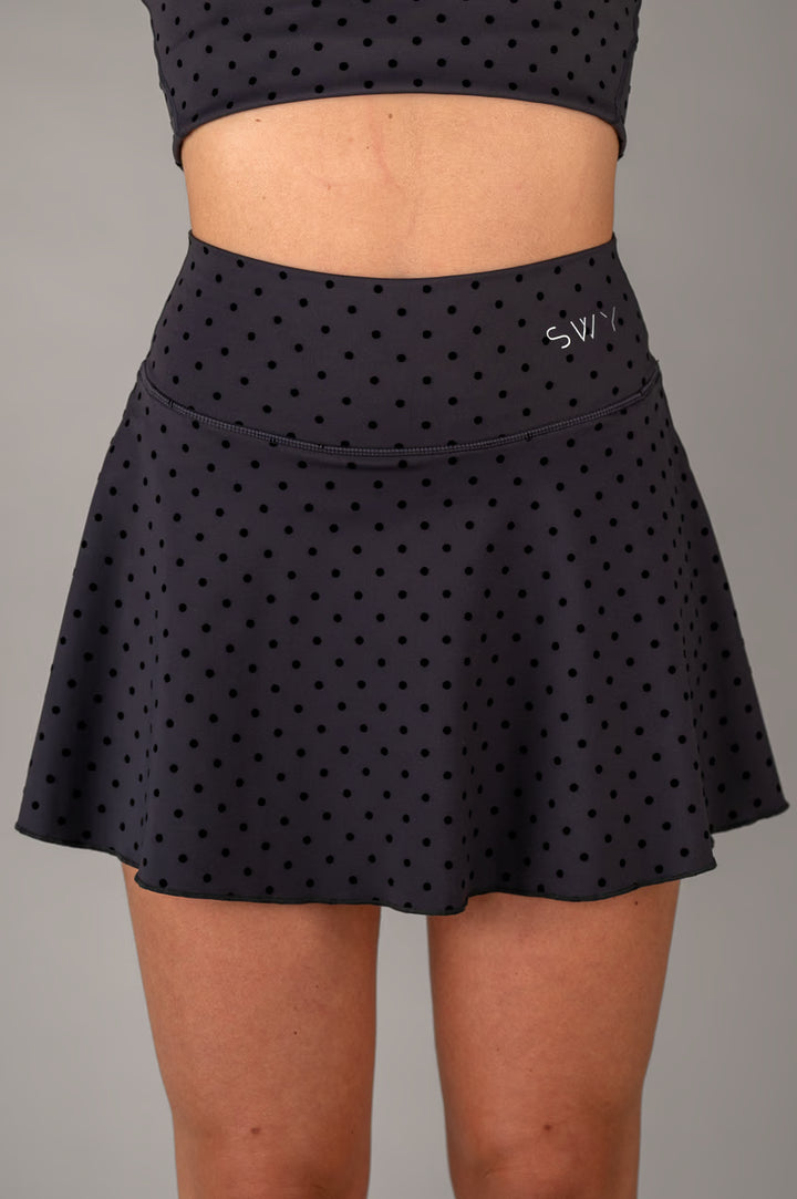 Flock Dot Skirt