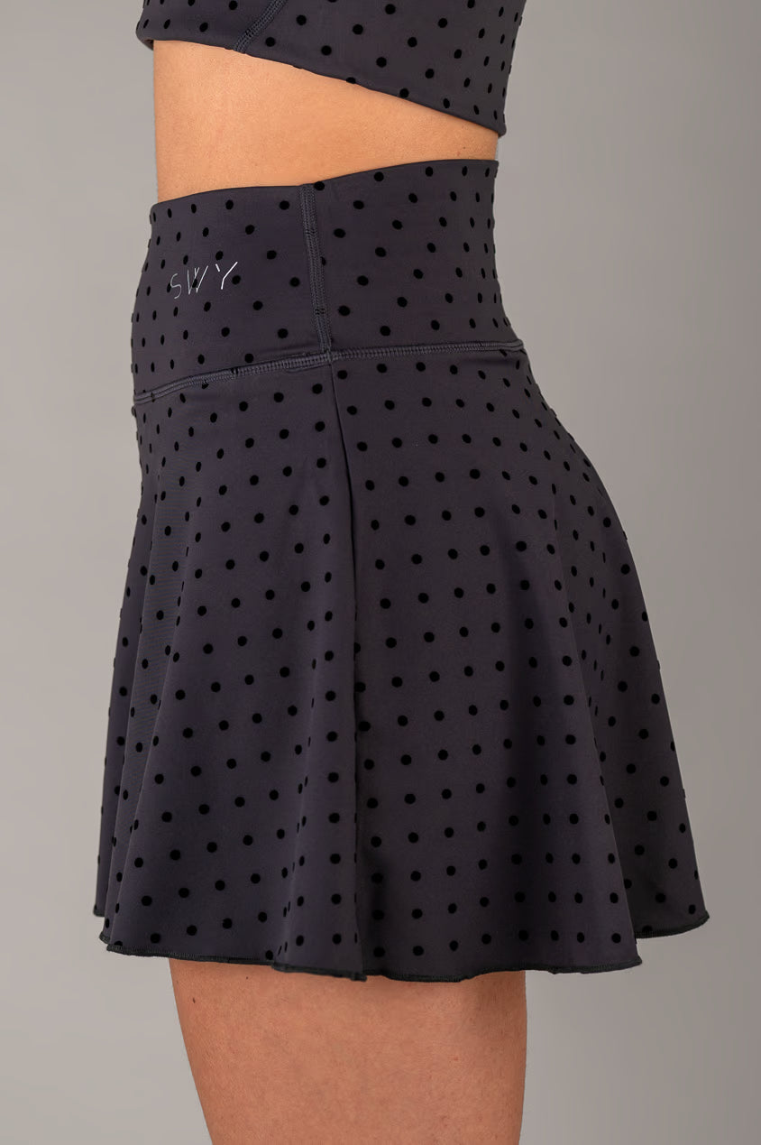 Flock Dot Skirt