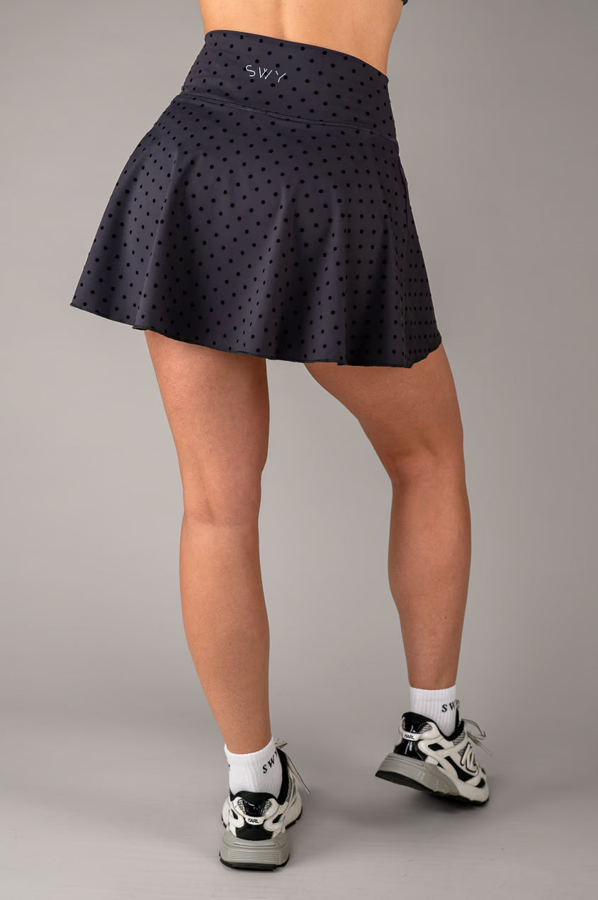 Flock Dot Skirt