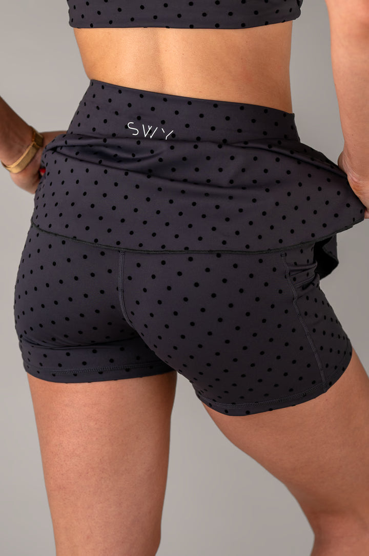 Flock Dot Skirt