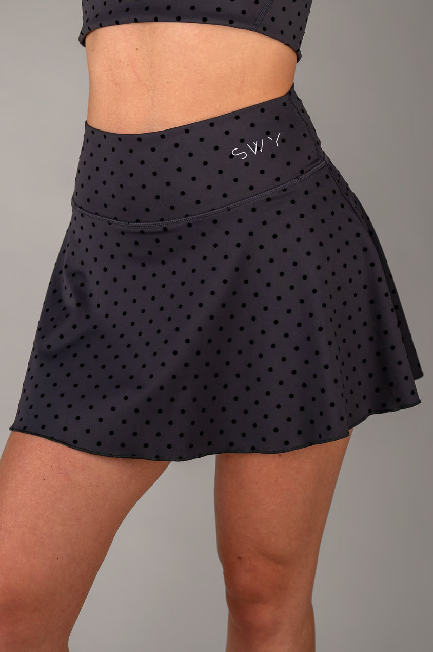 Flock Dot Skirt