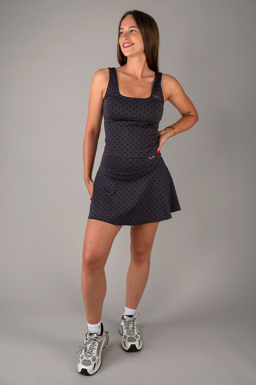 Flock Dot Long Top