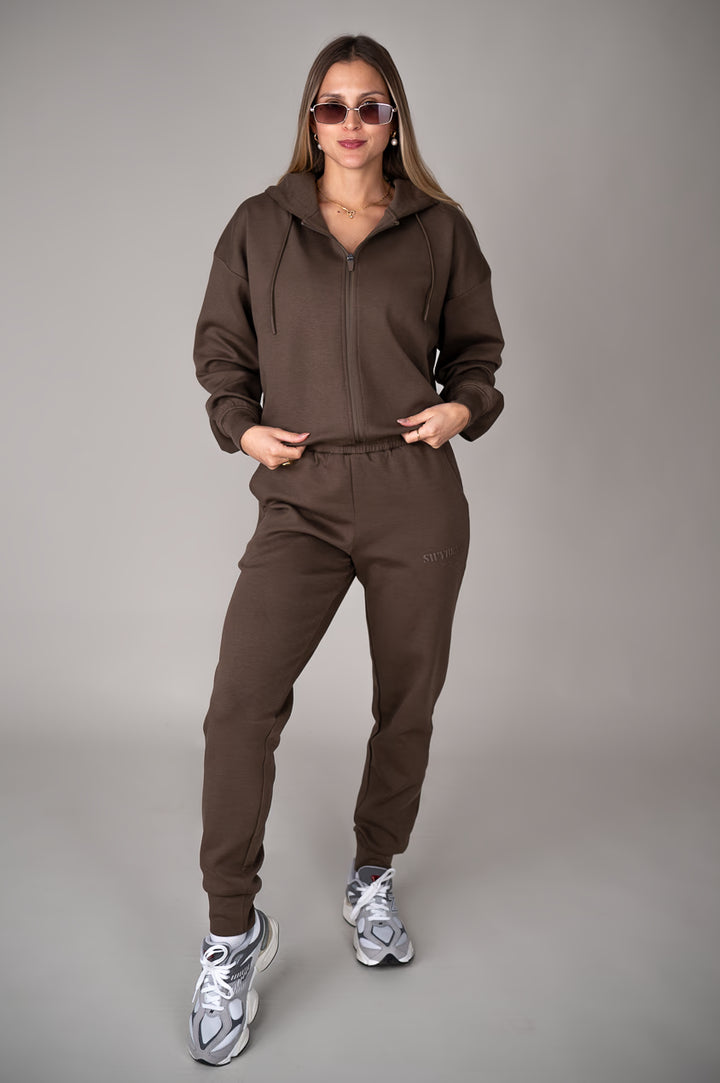 Effort Long Zip Hoodie