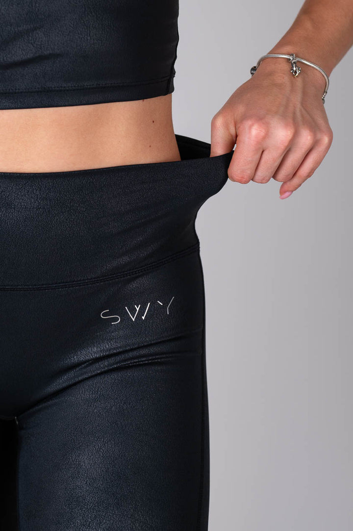 Leather Flared Leggings
