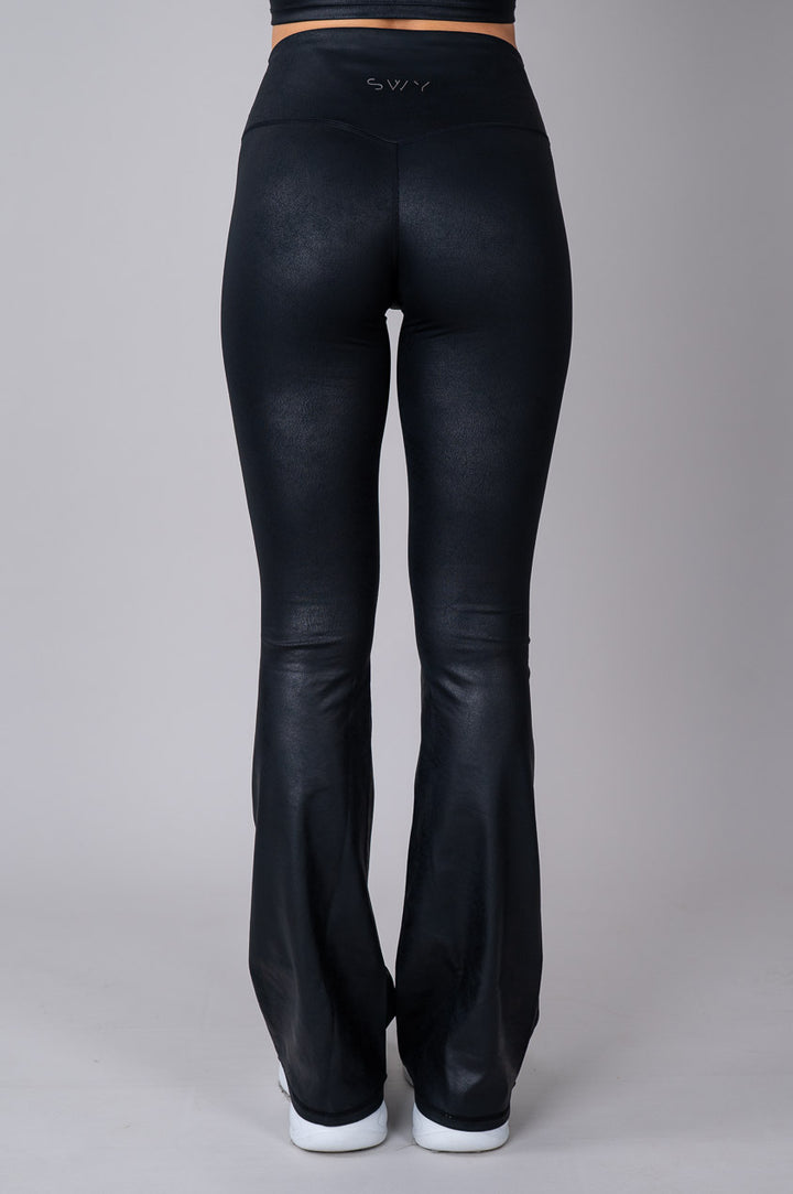 Leather Flared Leggings