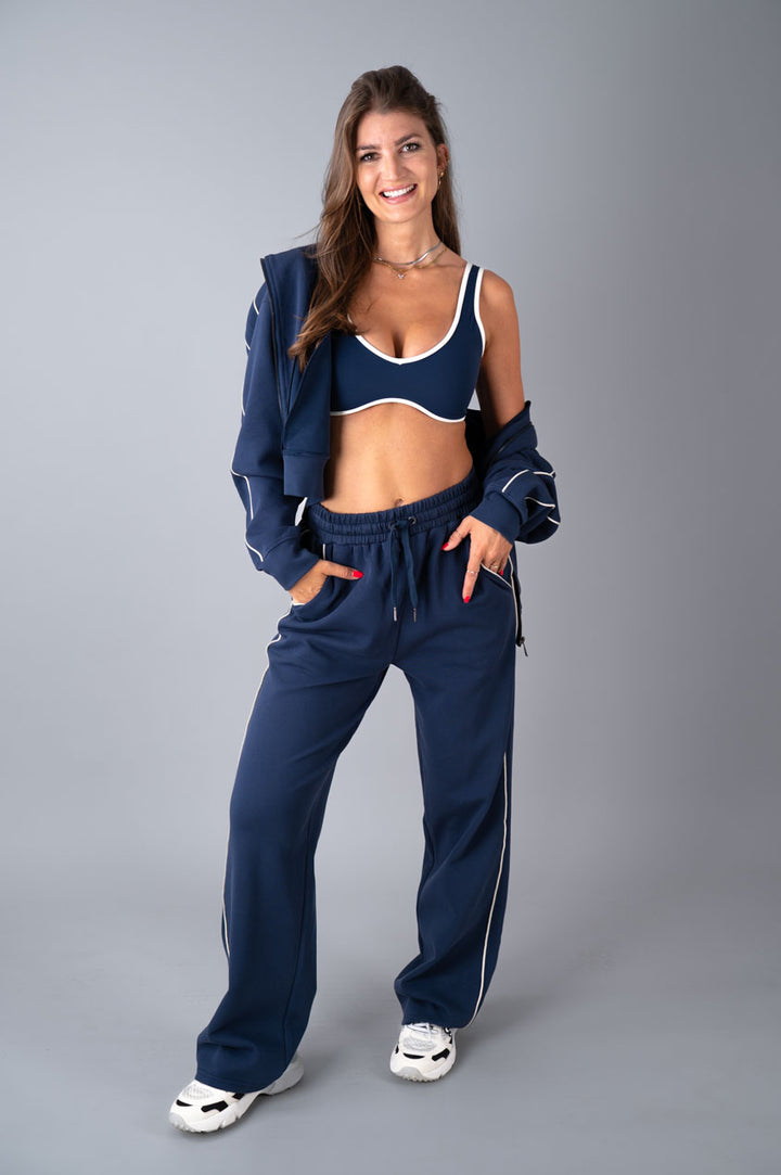Pique Wide Pants