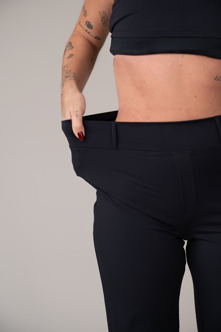 Relax Office pants comfortable waistband close up