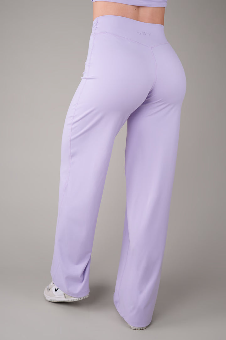 Široké legíny Lilac