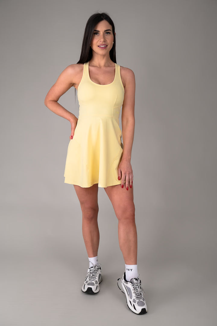 Flowy 2in1 dress, Pale Yellow SWY Brand Flowy 2in1 dress, Pale Yellow SWY Brand