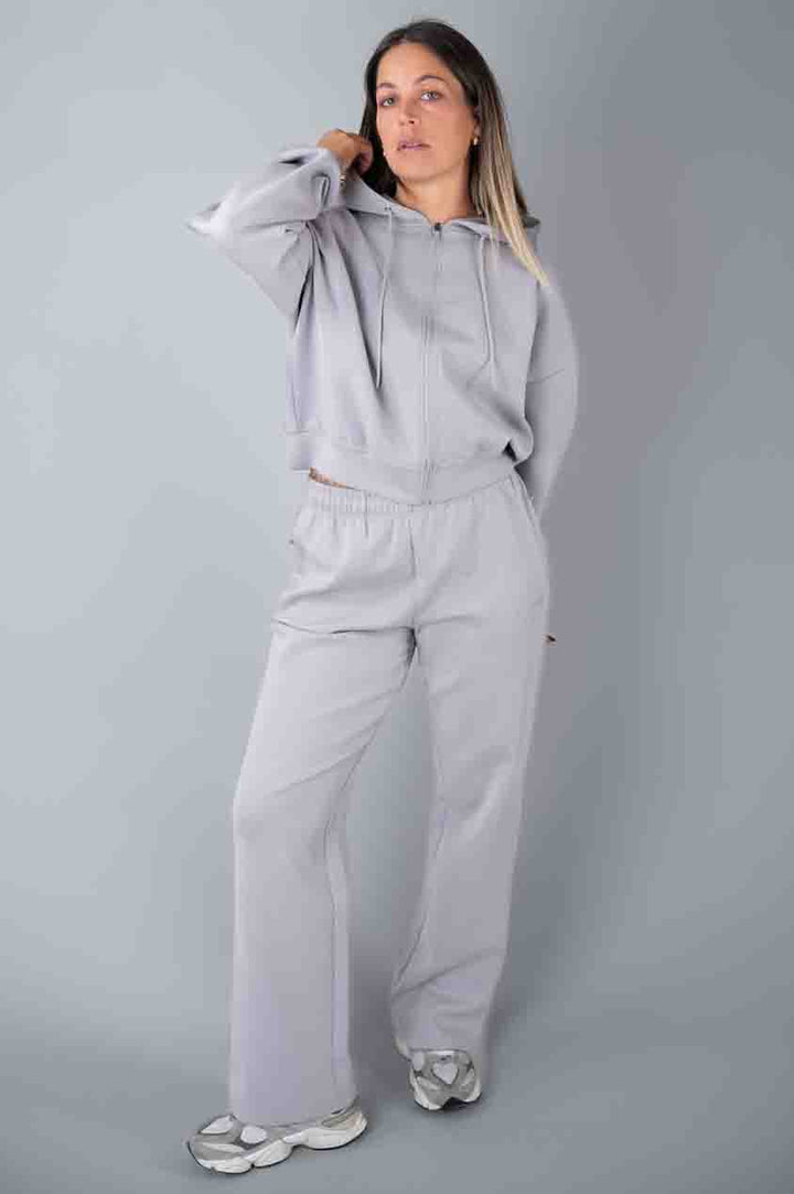 Effort Zip Hoodie LIGHT GREY