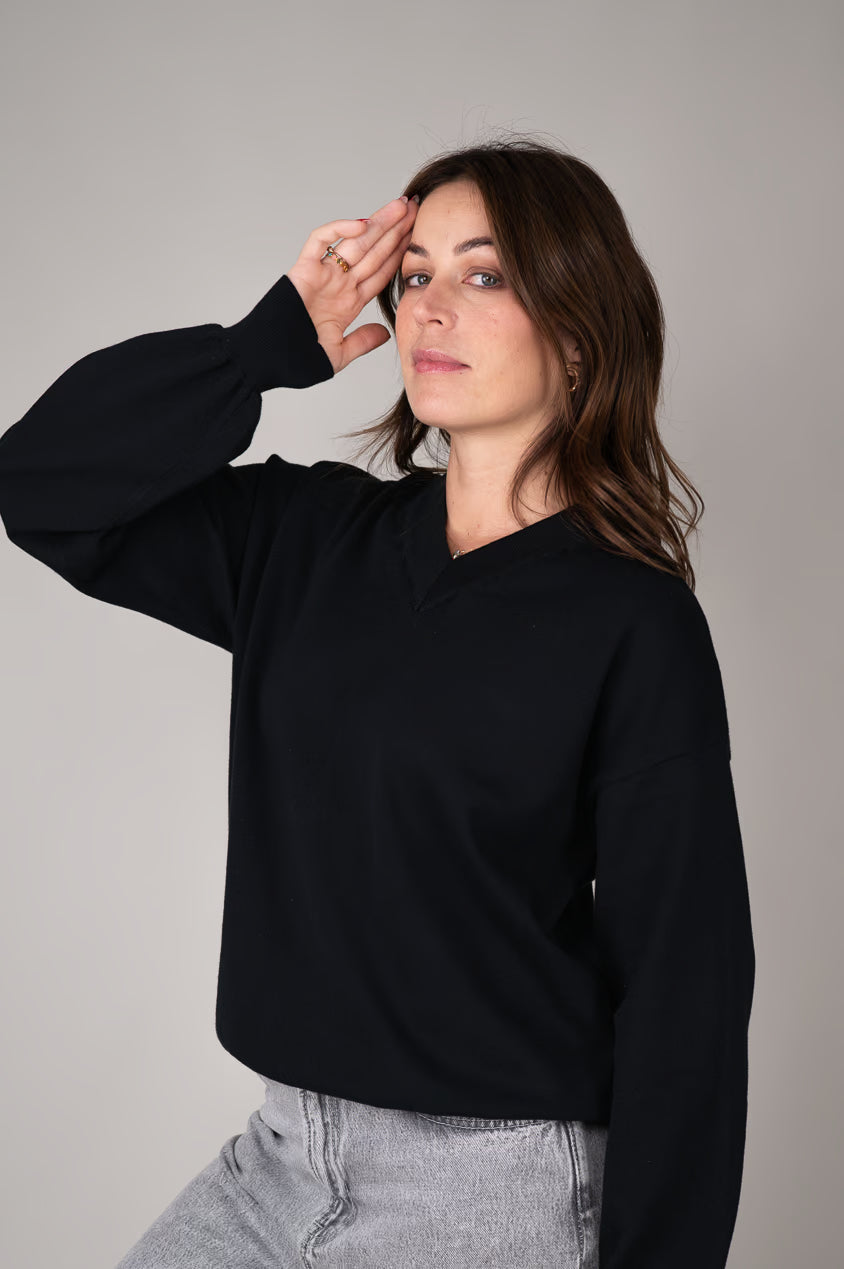 Maglione a maglia 