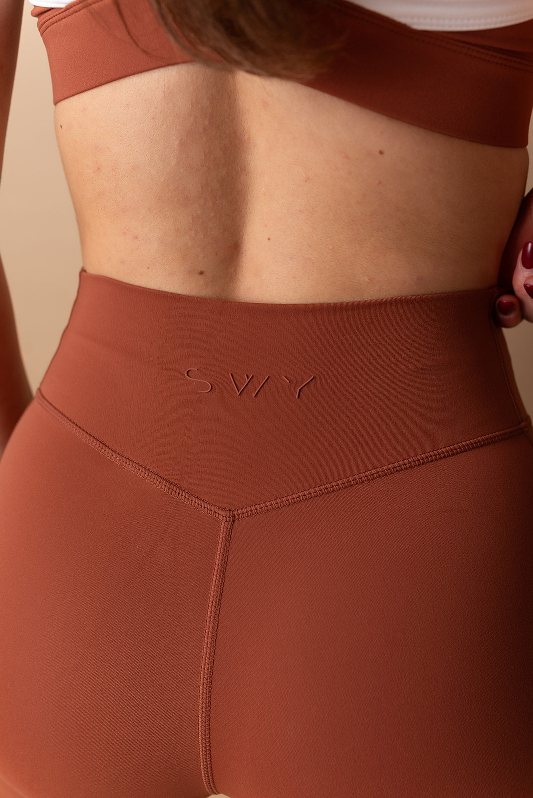 papier　Pocket leggins　ブラウン　パピエ　ポケットレギンス Pocket leggins/brown | papier.official