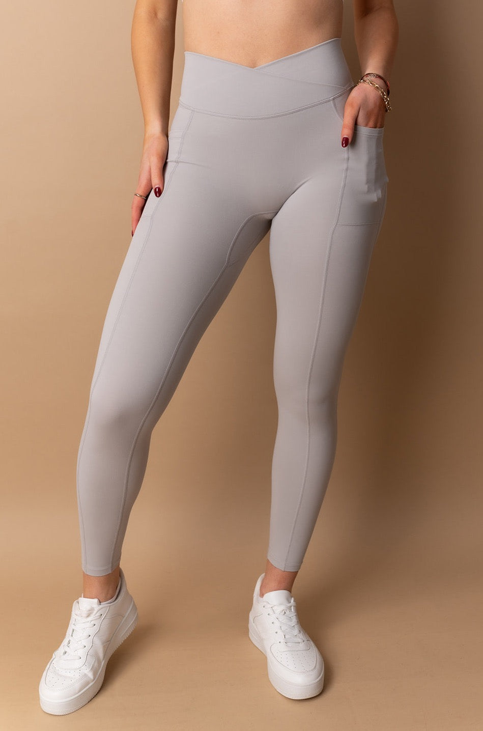 Buy online Blue Cotton Blend Leggings from Capris & Leggings for Women by W  for ₹550 at 31% off | 2024 Limeroad.com